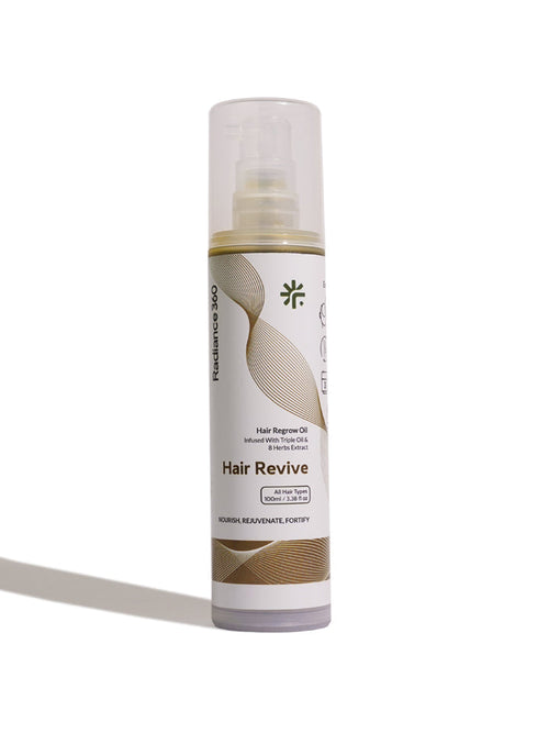 Hair Revive product bottle on a white background