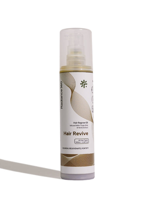 Hair Revive product bottle on a white background